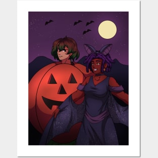 Halloween Friends Posters and Art